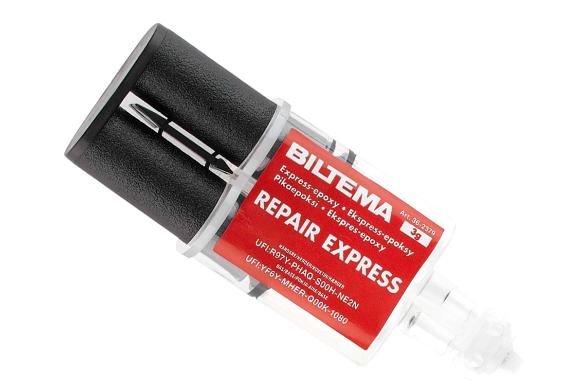 Kaksikomponenttinen liima muoville