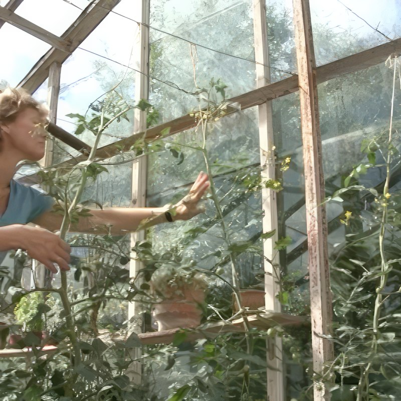 tomatplanter i drivhus