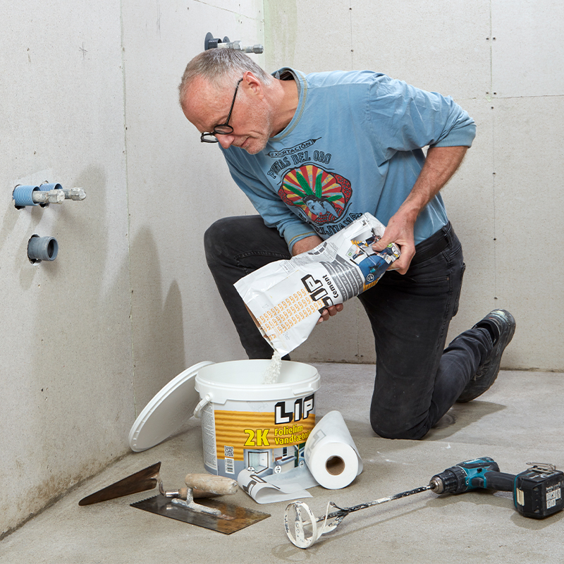 Radonspærre placering