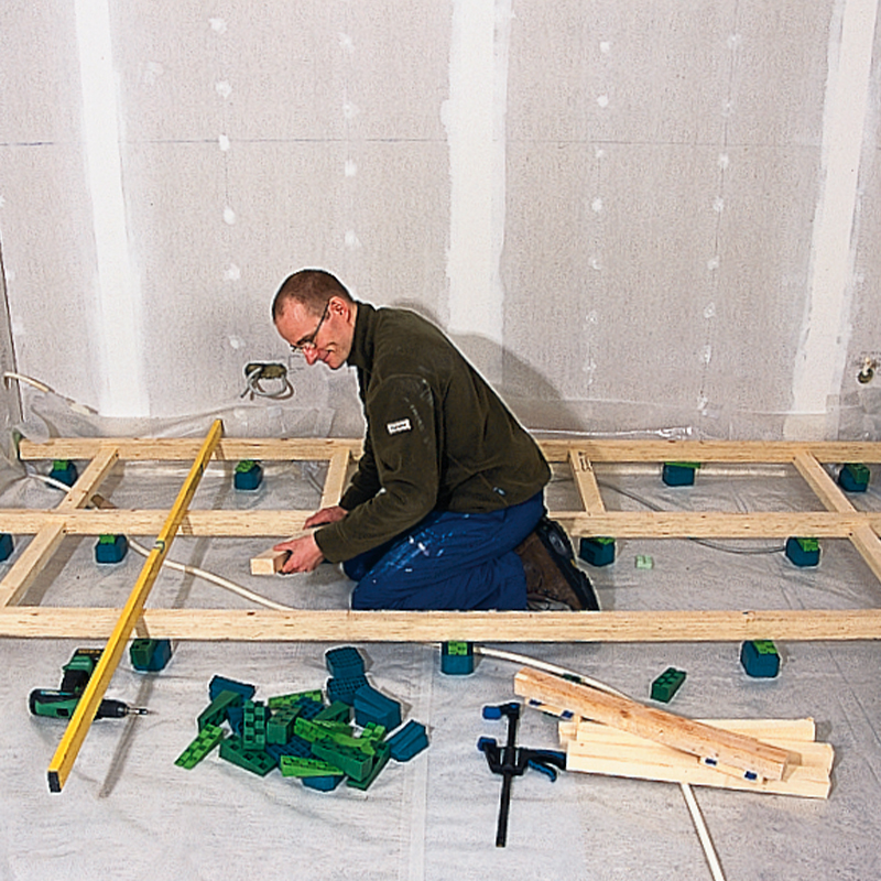 afstand mellem gulvstrøer