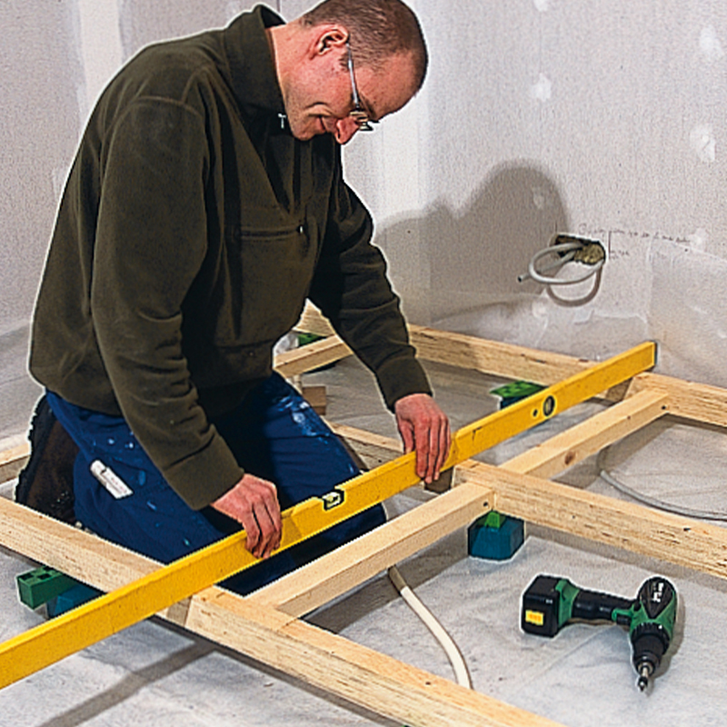 gulvstrøer opbygning