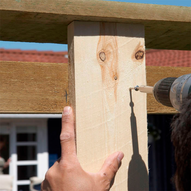 Trykimprægnerede brædder