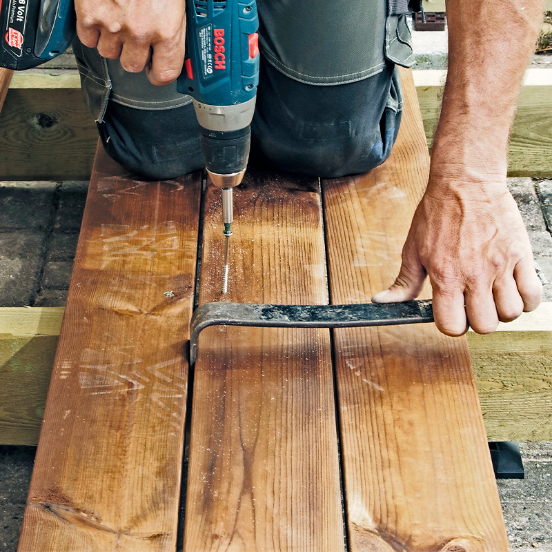 Trykimprægnerede brædder