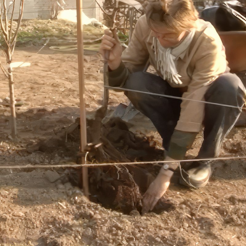 plantning af frugttræer