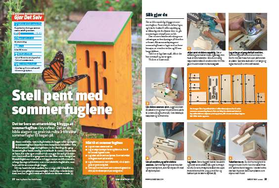 Sommerfuglhus til hagen