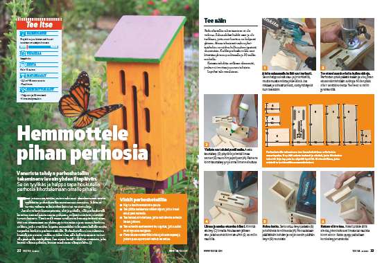 Perhoshotellin pihalle