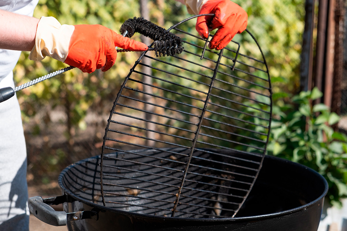 Rengøring af grill efter brug
