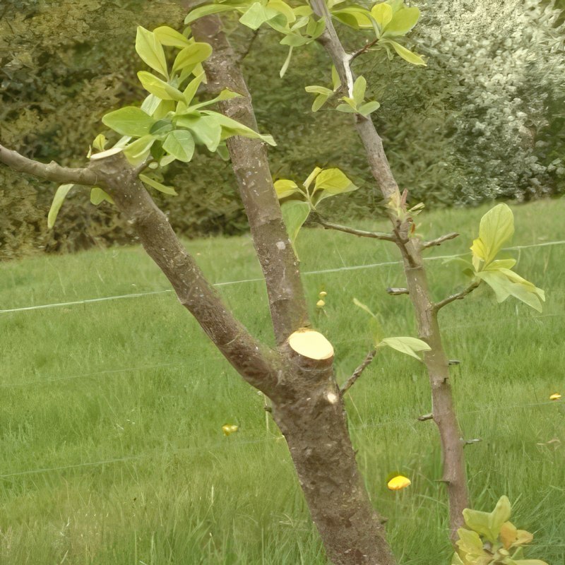 kraftig beskjæring av plommetrær