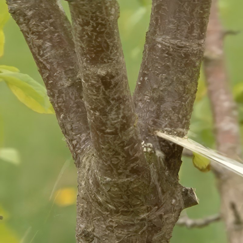 Beskjæring av plommetre vanris