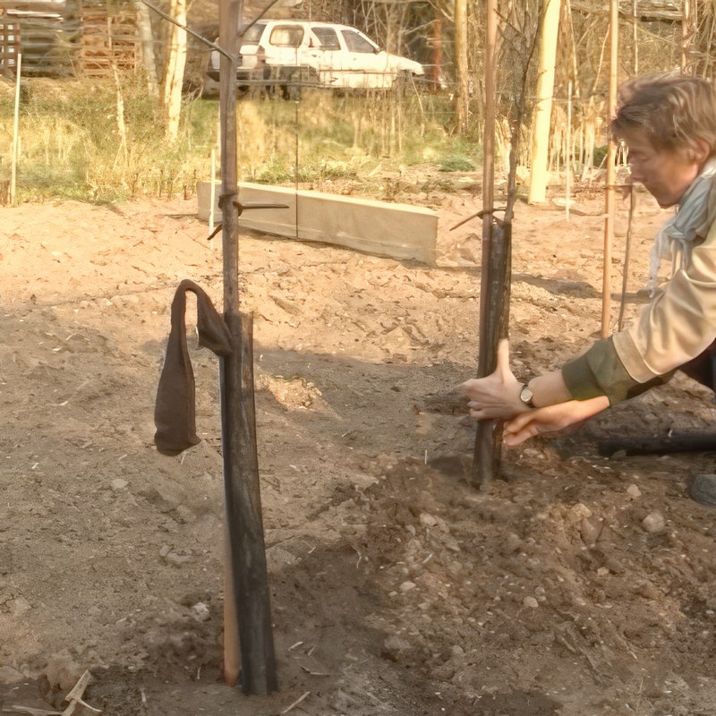 Skydda träd från rådjur och harar