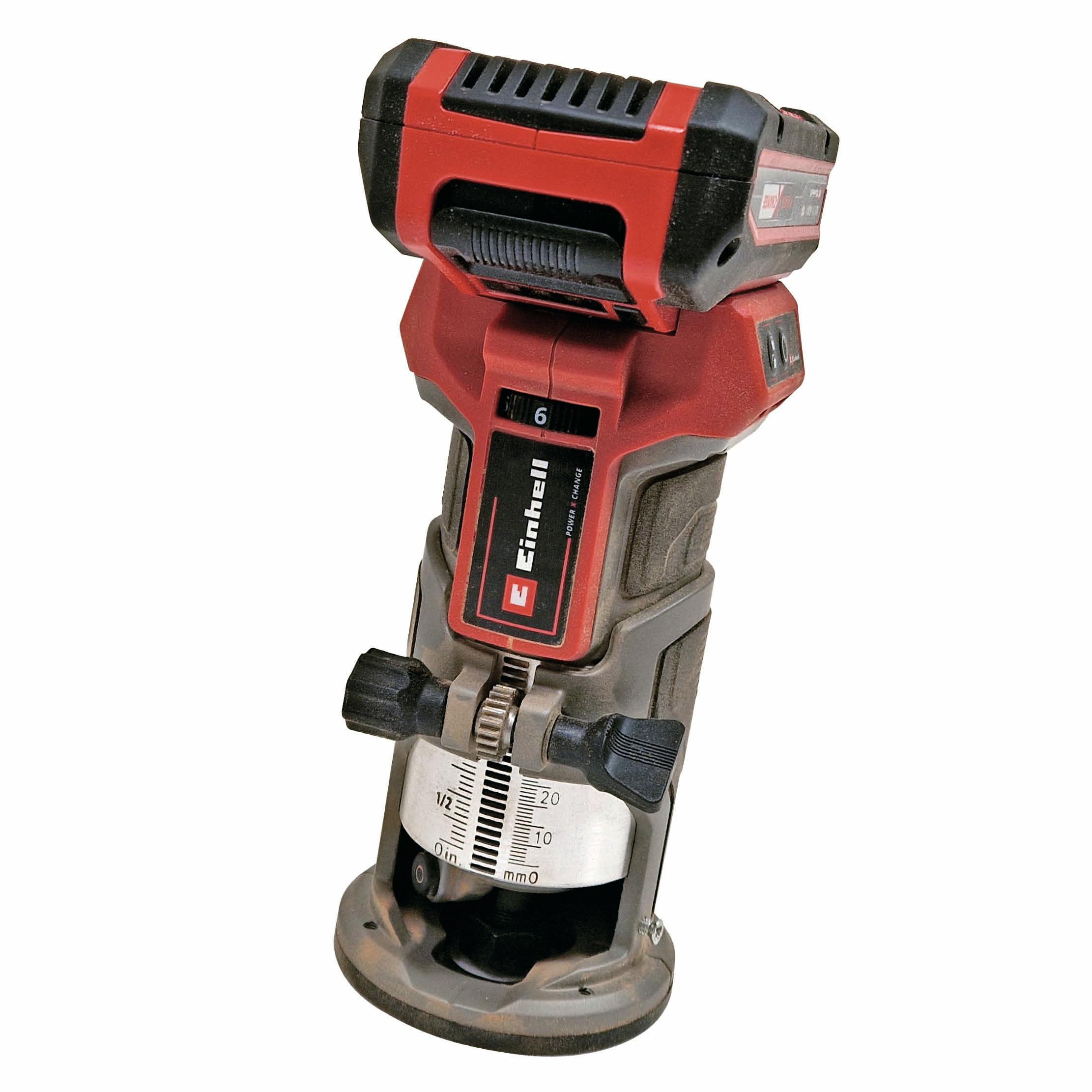 Kantfreser test: Einhell TP-RO 18 Li BL