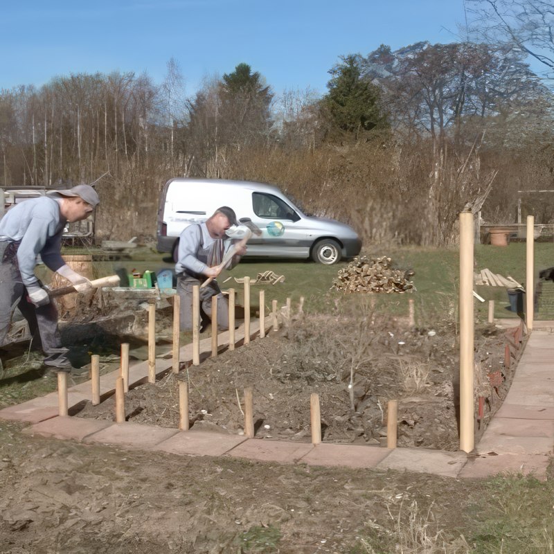 pileflet hegn stolper