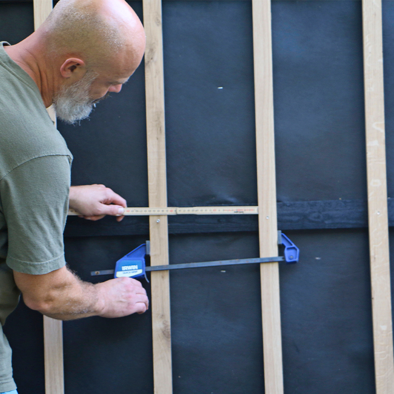 loddrett listekledning