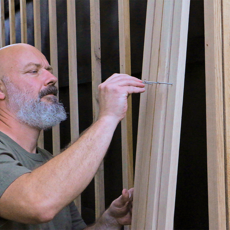 listekledning gjerde