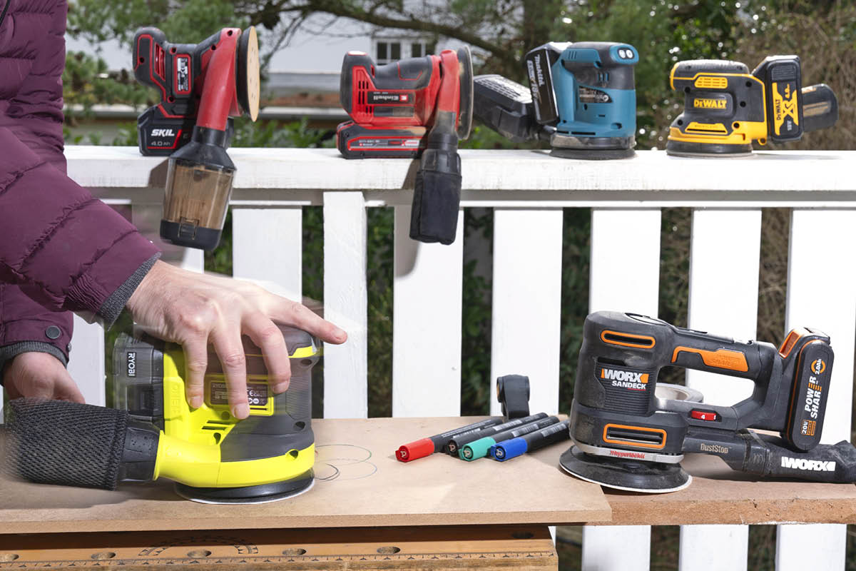 Excentersliber batteri