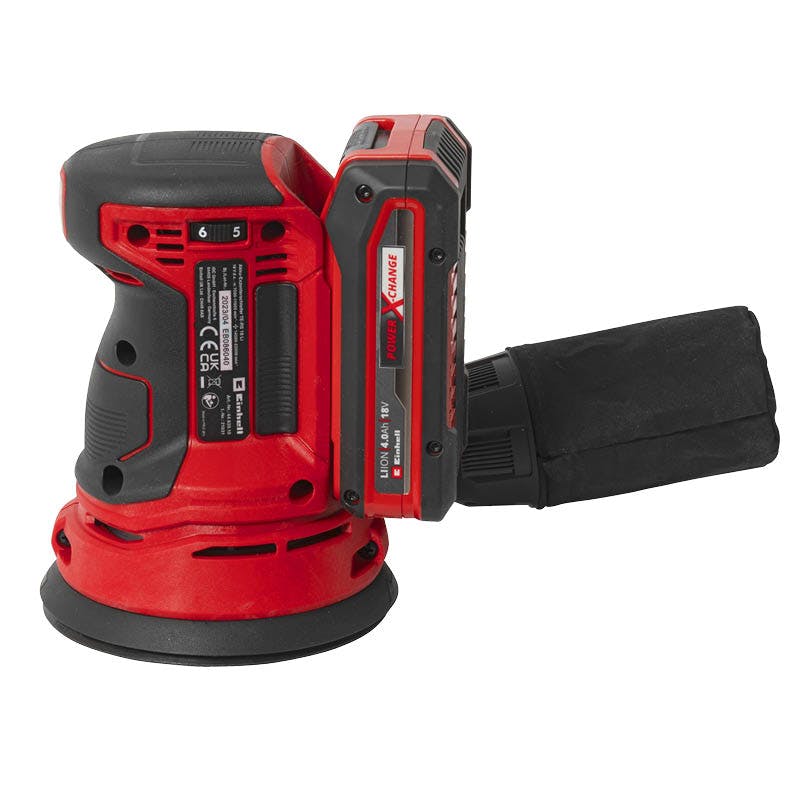 Eksenterslipere batteri test: Einhell TE-RS 18 li