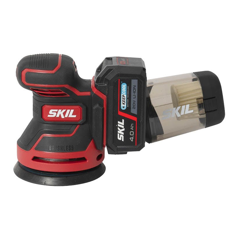 Eksenterslipere batteri test: Skil 3750