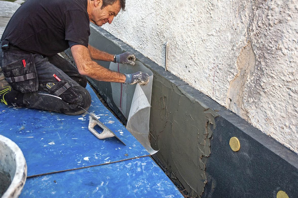 Isolering af husets sokkel