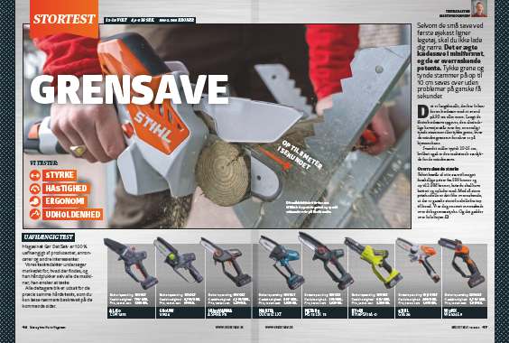 Test af grensave på batteri