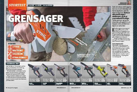 grensager på batteri