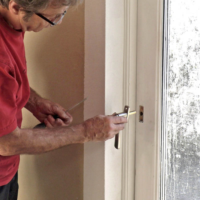 Byta handtag altandörr