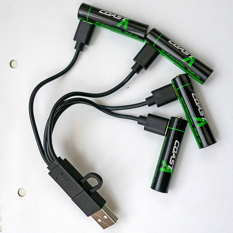 COAST ZITHION-X GENOPLADELIGE BATTERIER