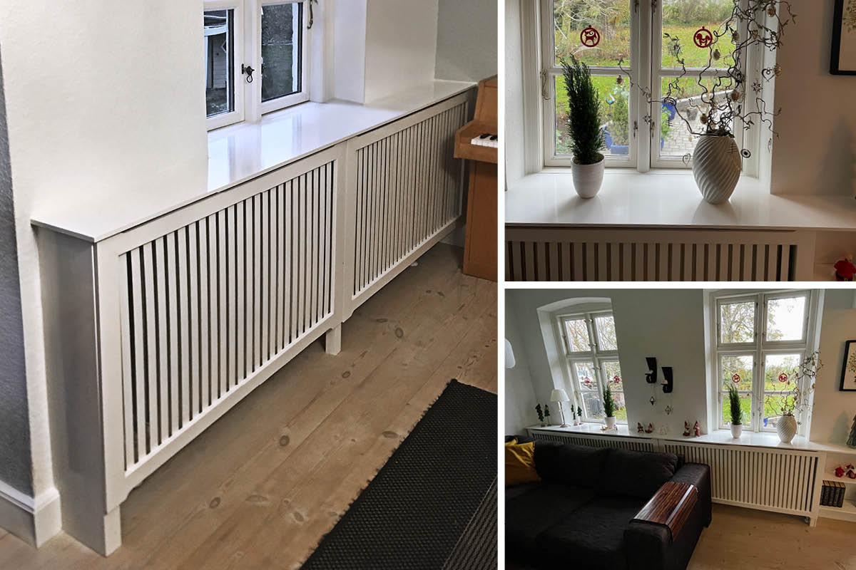 Radiatorskjuler lameller