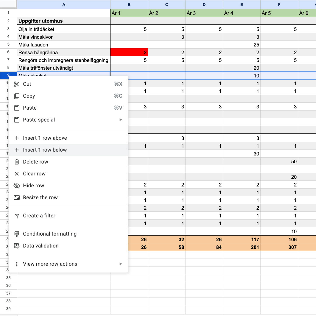 Lägg till uppgifter