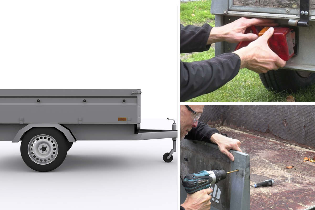 Peräkärryn korjaus