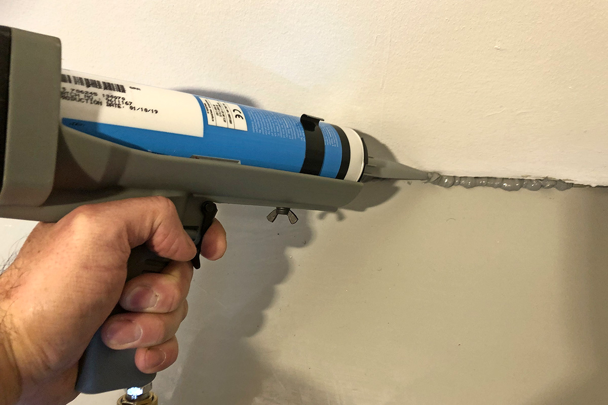 Lufttrycksverktygen: Snyggare fogar med en tryckluftsfogpistol