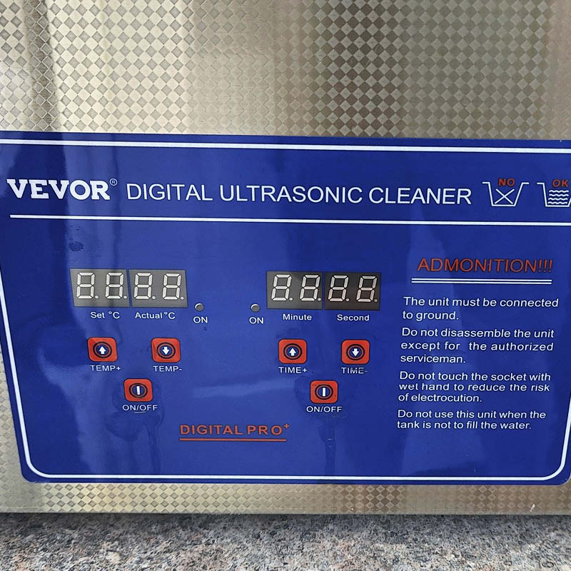 Ultraäänipesuri lämpötila ja pesuaika