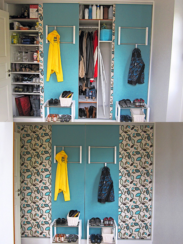 Förvaring av ytterkläder i hallen