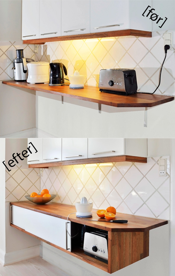 Smart opbevaring under skab