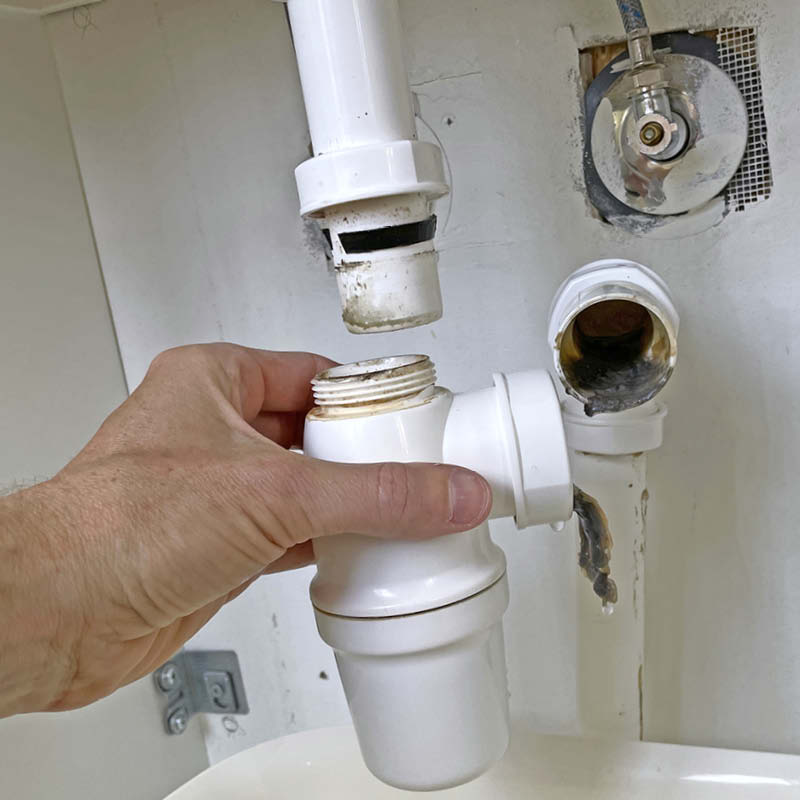 Stopp i vasken köket