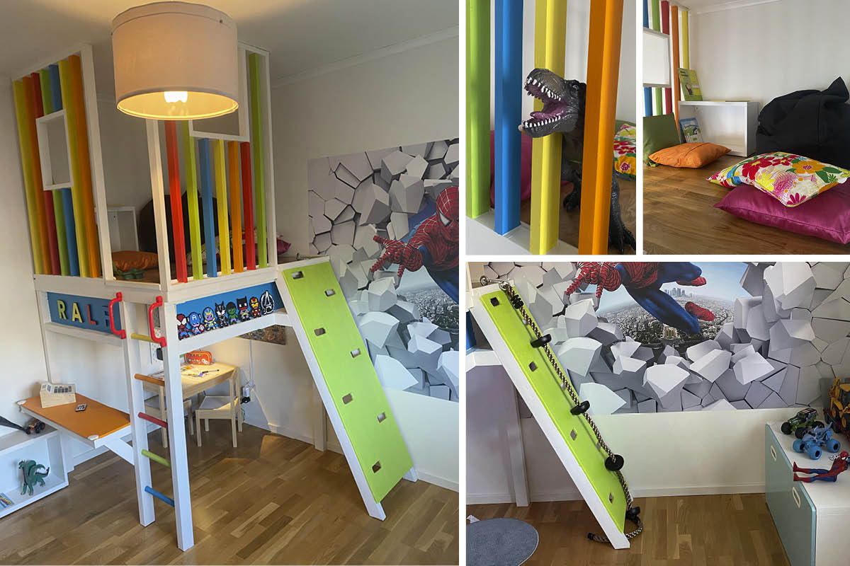 Två extra kvadratmeter i barnkammaren