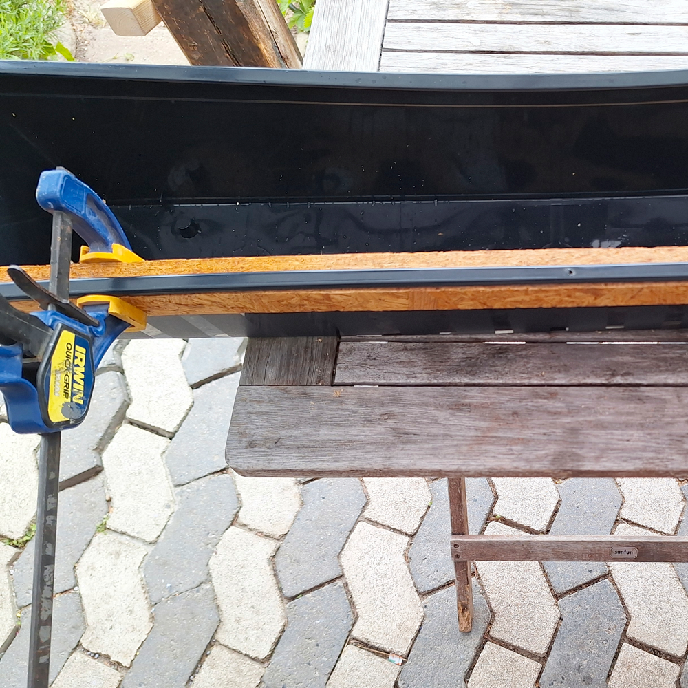 Vertikal have: Forstærk altankasserne med lister af OSB2