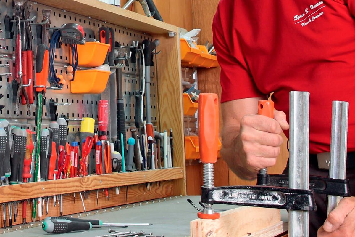 Trädgården i januari: Bygg i verkstaden