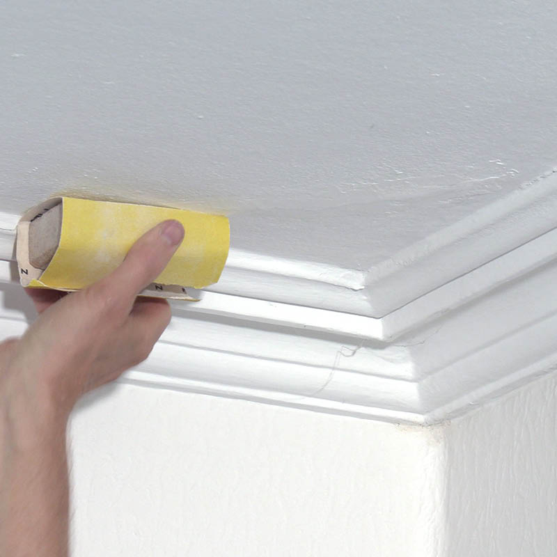 Revner i loft lejlighed: Efter et par timer kan du slibe efter