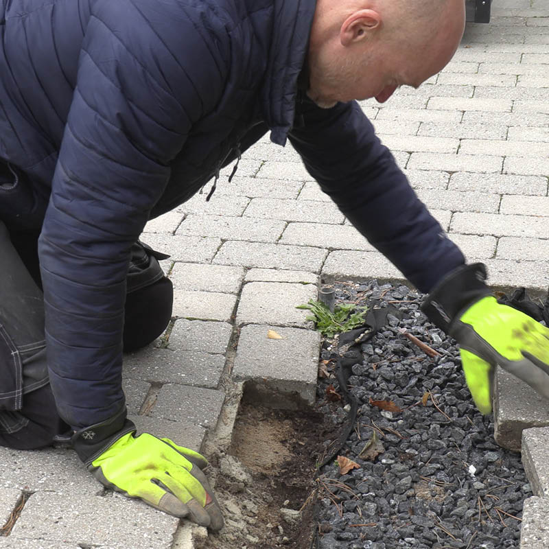 Fliserne skrider: Fjern hellere en række for meget end en række for lidt