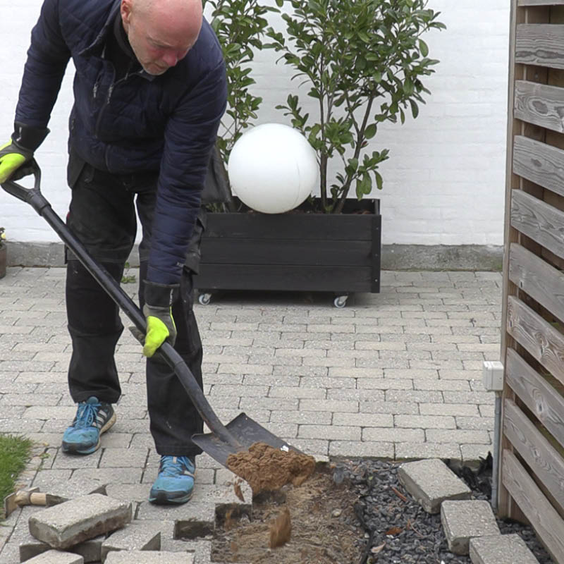 Fliserne skrider: Når alle de skæve fliser er taget op