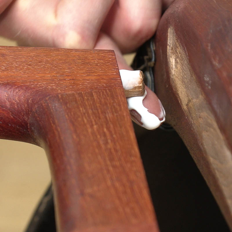 Reparation af stole: Fordel limen