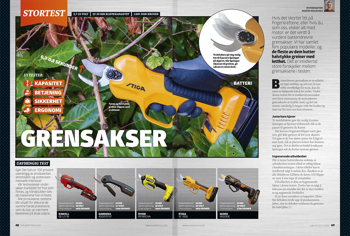 Grensaks best i test