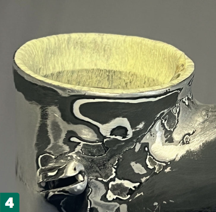 Cykel maling: Kronrøret tapes