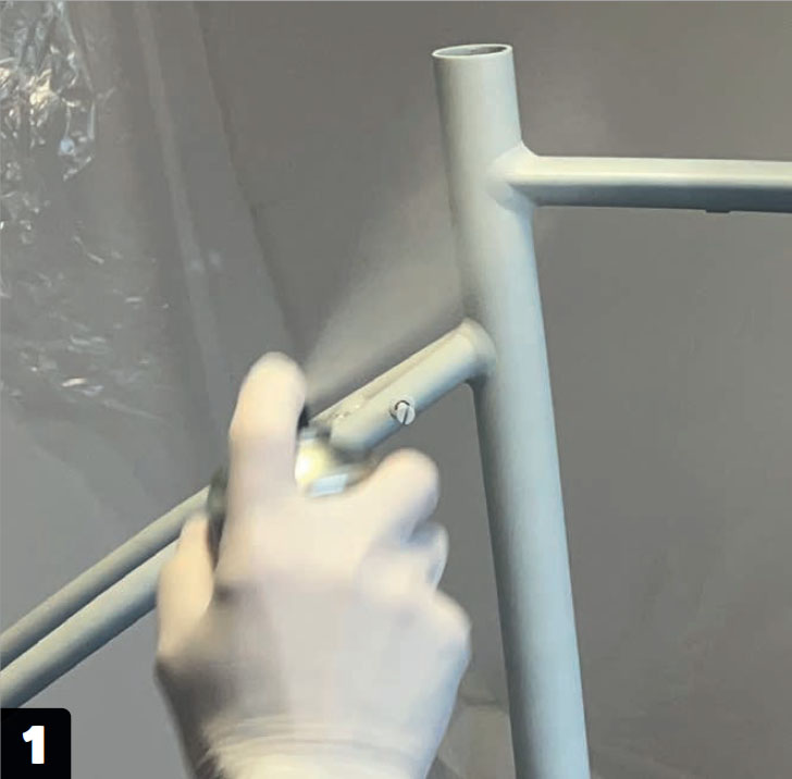 Male cykel: Giv cyklen første lag maling