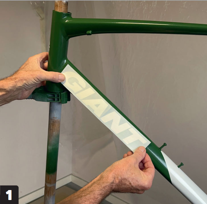 Lakering af cykelstel: Find den rette placering