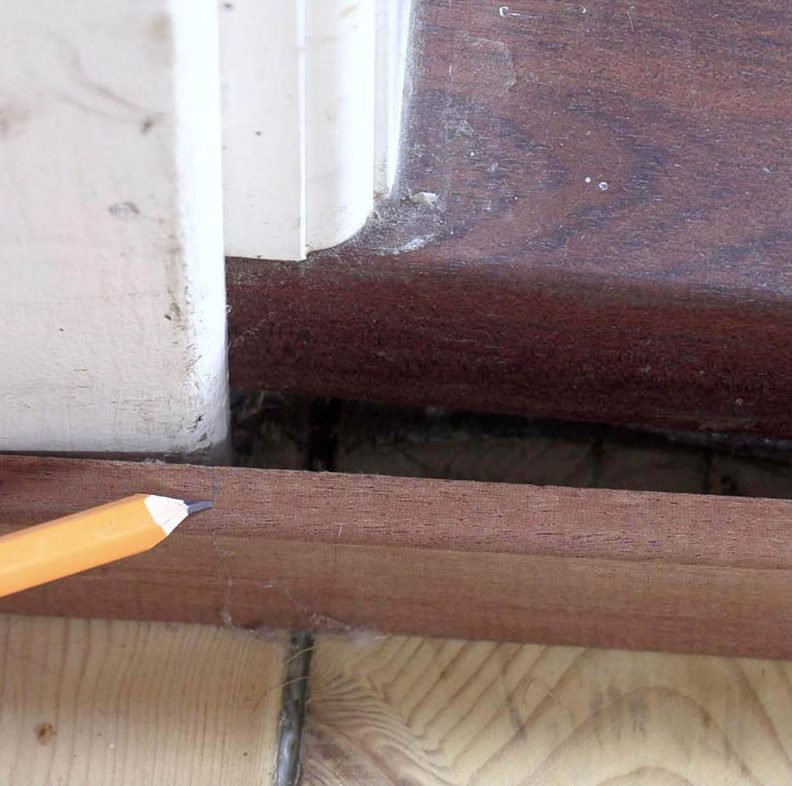 Puuttuva kynnyslista: Merkitse listan pituus