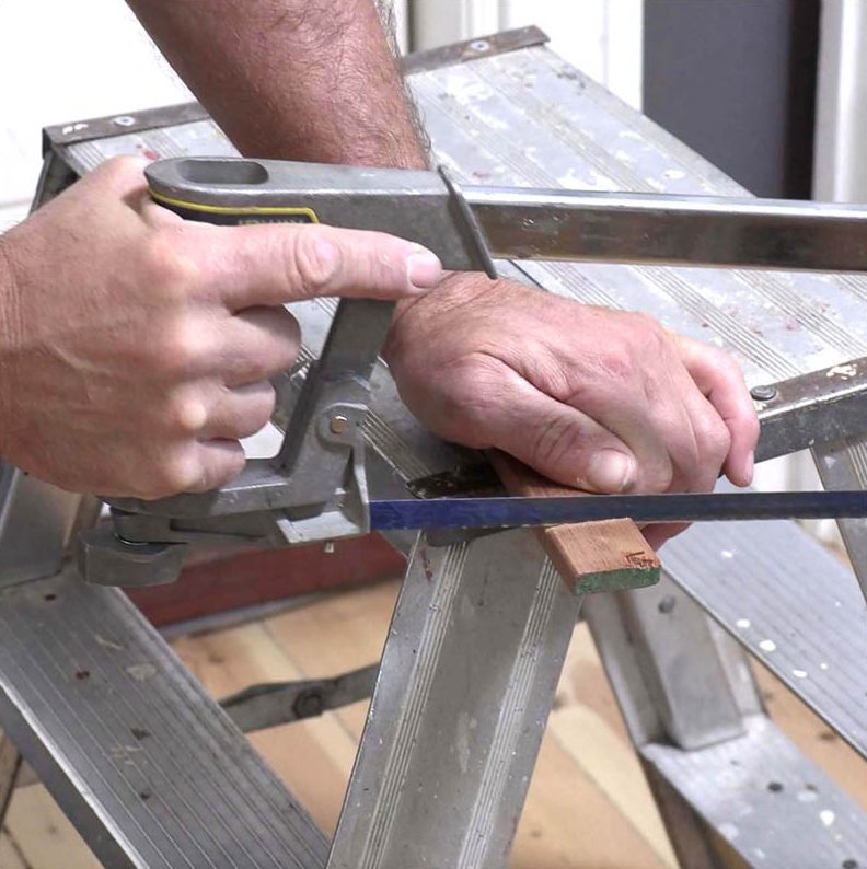 Puuttuva kynnyslista: Sahaa lista