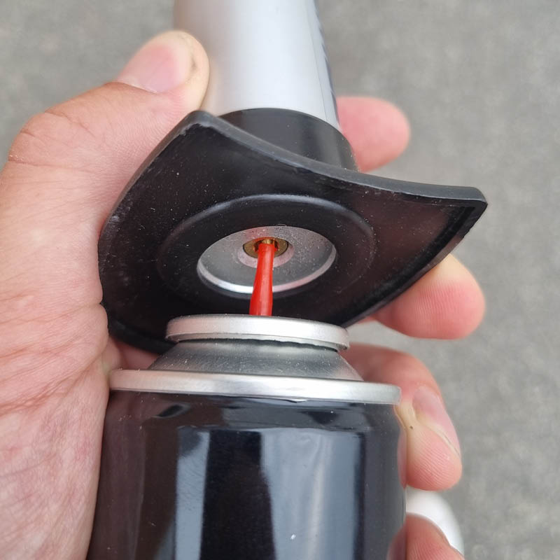 Gassbrenner med besværlig loddespiss