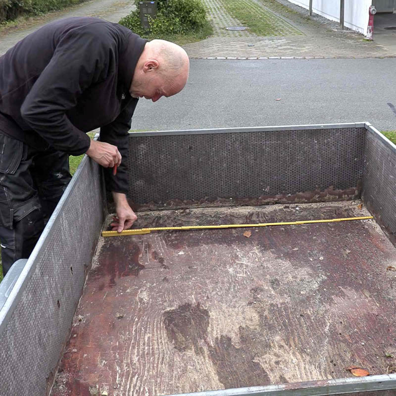 Trailer bundplade: Mål din trailer