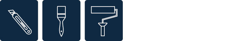 Kuprut lasikuitutapetissa